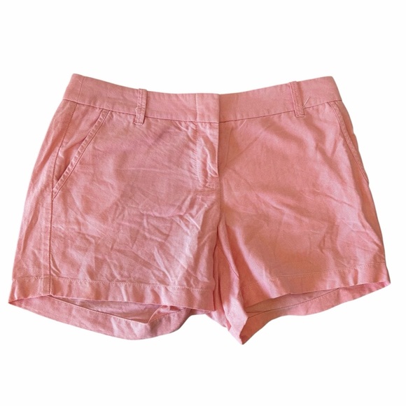 J. Crew Pants - J.Crew Light Pink Shorts Size 6 | Classic Chino Style | Soft Cotton Blend